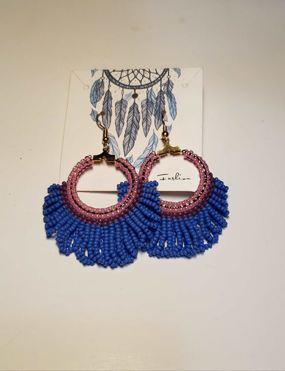 Pride Fringed Hoops - IndigiNature