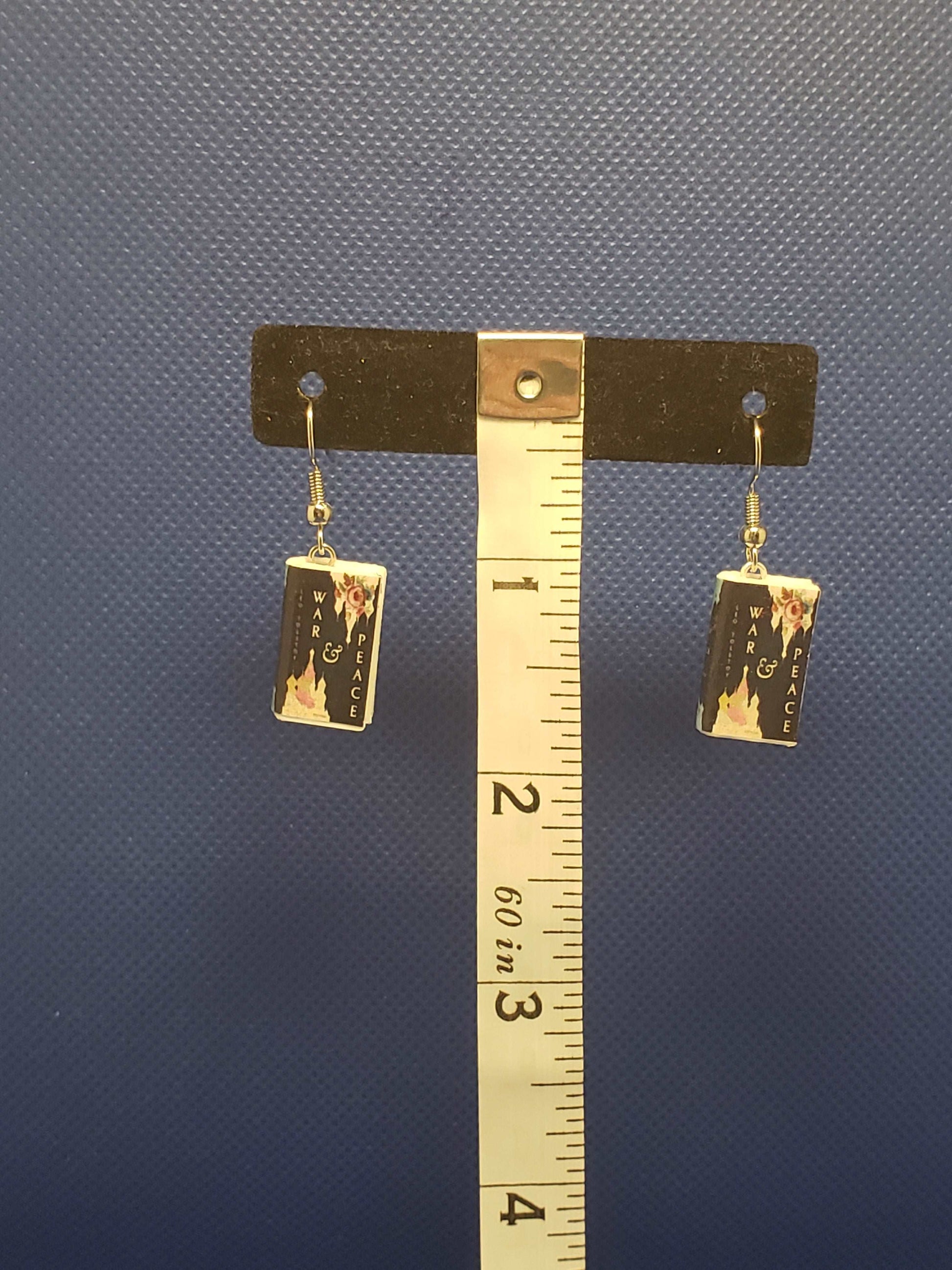 Tiny Book Earrings