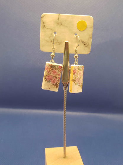 Tiny Book Earrings