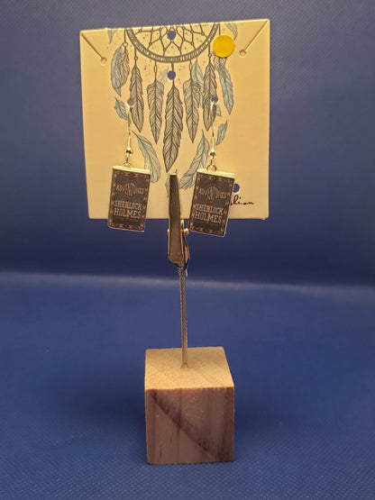 Tiny Book Earrings