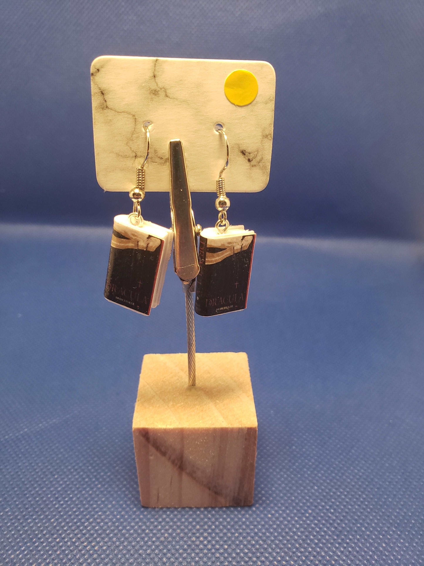 Tiny Book Earrings
