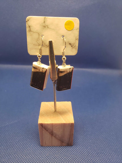 Tiny Book Earrings