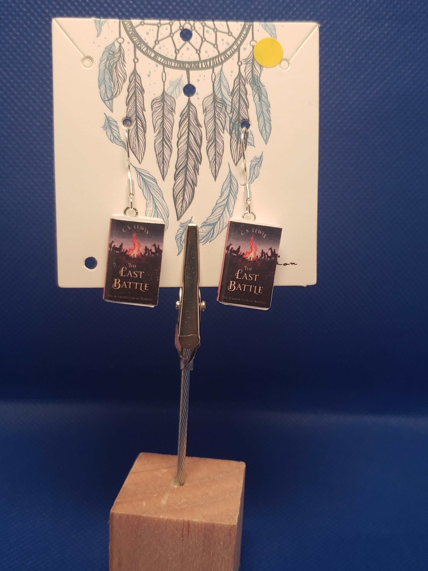 Tiny Book Earrings