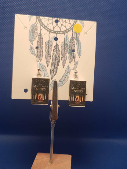 Tiny Book Earrings